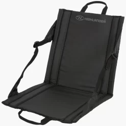 Highlander Lightweight & Portable Folding Outdoor Seat – SM026 Black