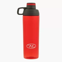 Highlander Hydrator Water Bottle 850ml Hiking Outdoor Trekking BPA Free Red