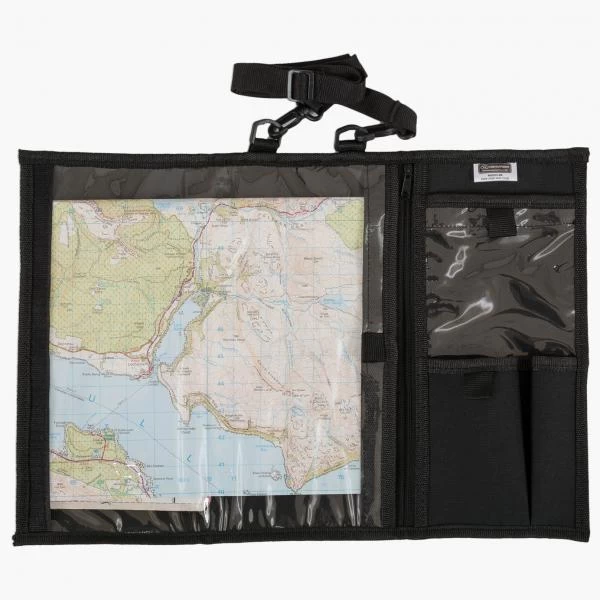 Highlander X-plorer Map Case Cover Waterproof Document Pouch Hiking MAP001 Black 4 Highlander X-plorer Map Case Cover Waterproof Document Pouch Hiking MAP001 Black - Image 4