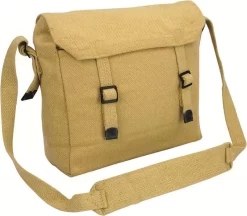 Highlander Army Military Webbing Haversack Messenger Bag – Beige
