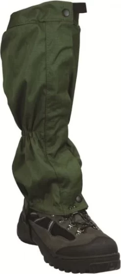 Highlander Ripstop Hard Wearing Winter Summer Walking Gaiters Olive Green