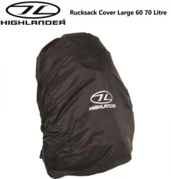 Highlander Rucksack Cover Large 60 70 Litre Military Rain Cover Black