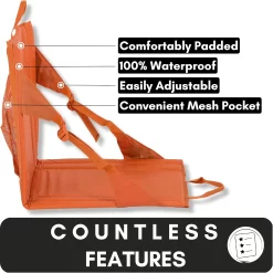 Highlander Lightweight & Portable Folding Outdoor Seat Orange 6 Highlander Lightweight & Portable Folding Outdoor Seat Orange -Highlander 2 21