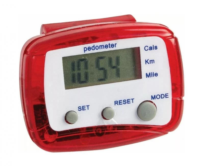 Highlander Multifunction Pedometer Battery Powered Attachable Red COM034 5 Highlander Multifunction Pedometer Battery Powered Attachable Red COM034 - Image 5