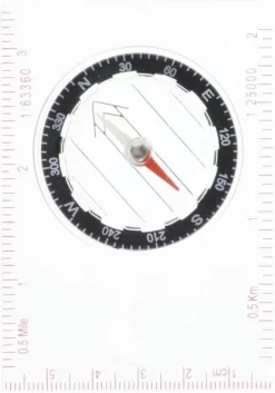 Highlander Map Compass With Neck Cord Hiking Camping Walking Trekking COM026 -Highlander 2558191
