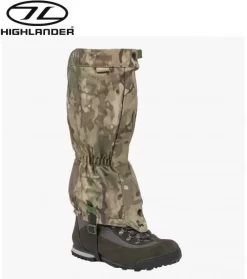 Highlander Waterproof Walking Gaiters Mens Military Army Cadet HMTC Camo GAT010 -Highlander 3111A