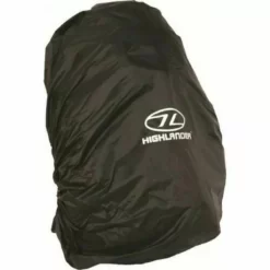 Highlander Lightweight Waterproof Rucksack Cover Black Medium 40-50L -Highlander 3622
