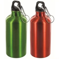 Highlander 500ml Aluminium Drinks Bottle Orange Green