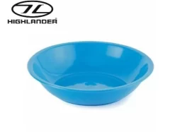 Highlander 4 X Person Plastic Unbreakable Poly Mug Plate Bowl And KFS Cutlery Set Blue -Highlander 4672