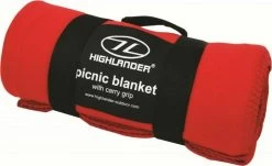 Highlander Soft Polyester Fleece Blanket Red  SB045-RD.