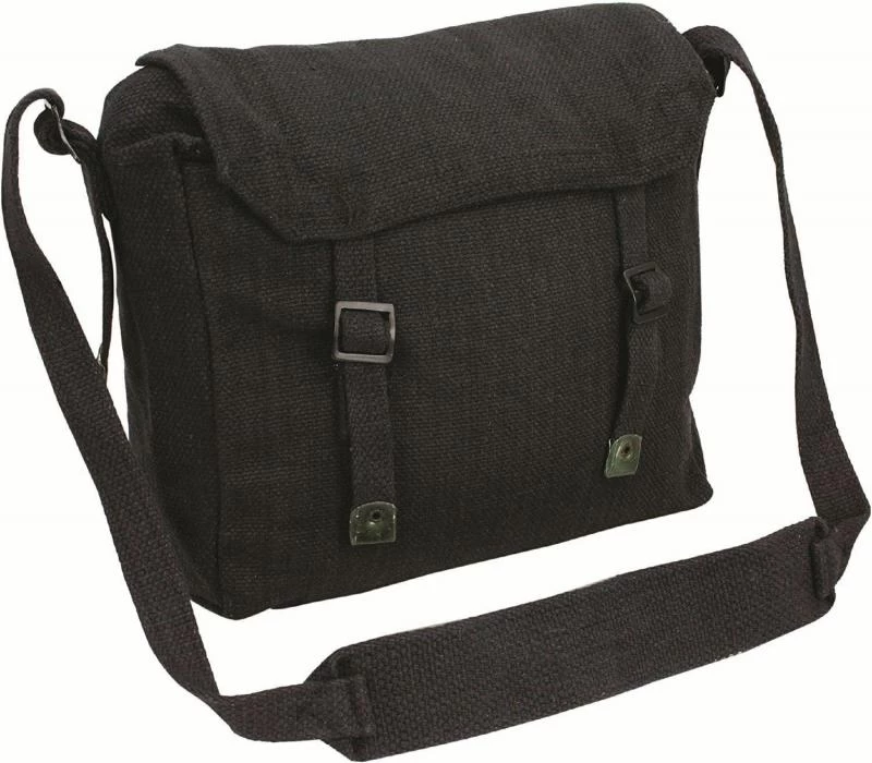 Highlander BLACK Army Military Webbing Haversack Messenger Bag 1 Highlander BLACK Army Military Webbing Haversack Messenger Bag