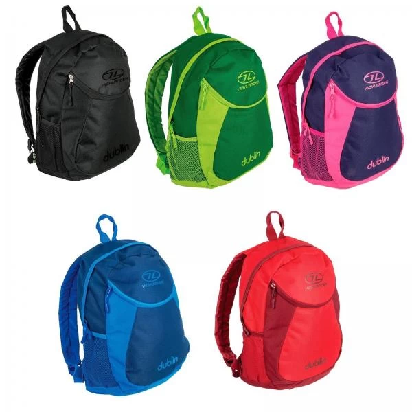 Highlander DUBLIN DAYSACK 15L Walking Commuting School College Daypack