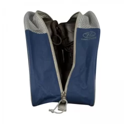 Highlander Breather Boot Bag Water Resistant Boot Storage Bag Hiking Navy Blue -Highlander 5469