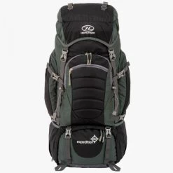 Highlander Expedition 65L Hiking Backpack Trekking Rucksack 65lt Black -Highlander 5632883
