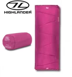 Highlander Sleepline 250 Adult Envelope Sleeping Bag Pink SB034-PK