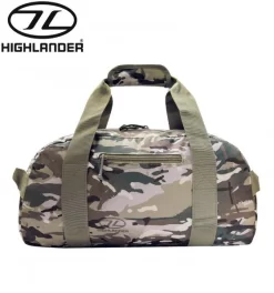Highlander Cargo 30L Litre HMTC Camo Travel Duffle Holdall Bag RUC256V2-HC