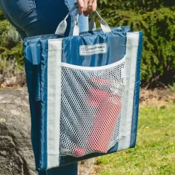 Highlander Folding Outdoor Seat Lightweight Compact Portable Camping SM026 Blue -Highlander 7486