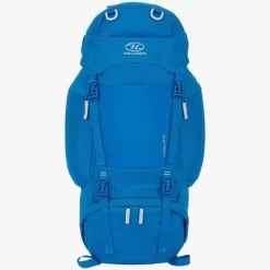 Highlander Rambler Rucksack 66L Trekking Hiking Travel Backpack Blue