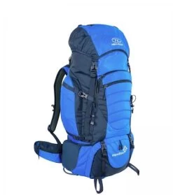 Highlander Expedition 85L Trekking Backpack Rucksack Hiking Blue -Highlander 8792