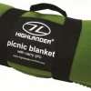 Highlander Soft Polyester Fleece Blanket Olive Green SB045-OG