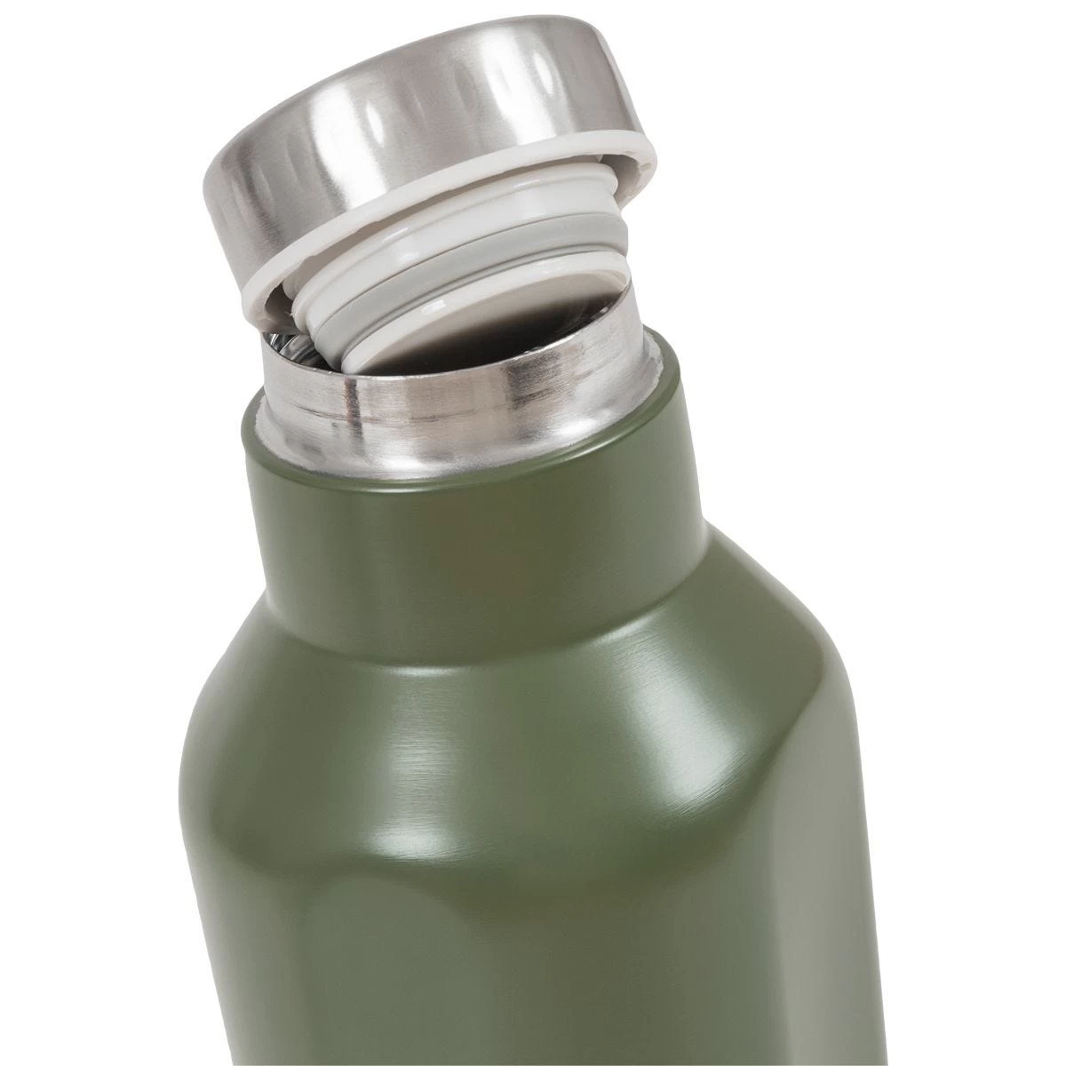 Highlander 500ml Ashta Stainless Steel Bottle Olive 3 Highlander 500ml Ashta Stainless Steel Bottle Olive - Image 3