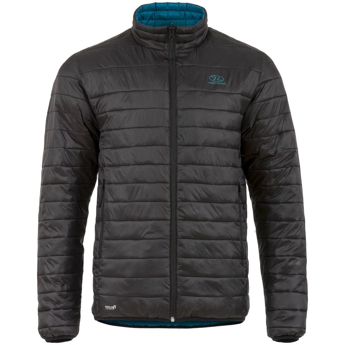 Highlander Forces Coll Reversible Jacket Black/Petrol 2 Highlander Forces Coll Reversible Jacket Black/Petrol - Image 2