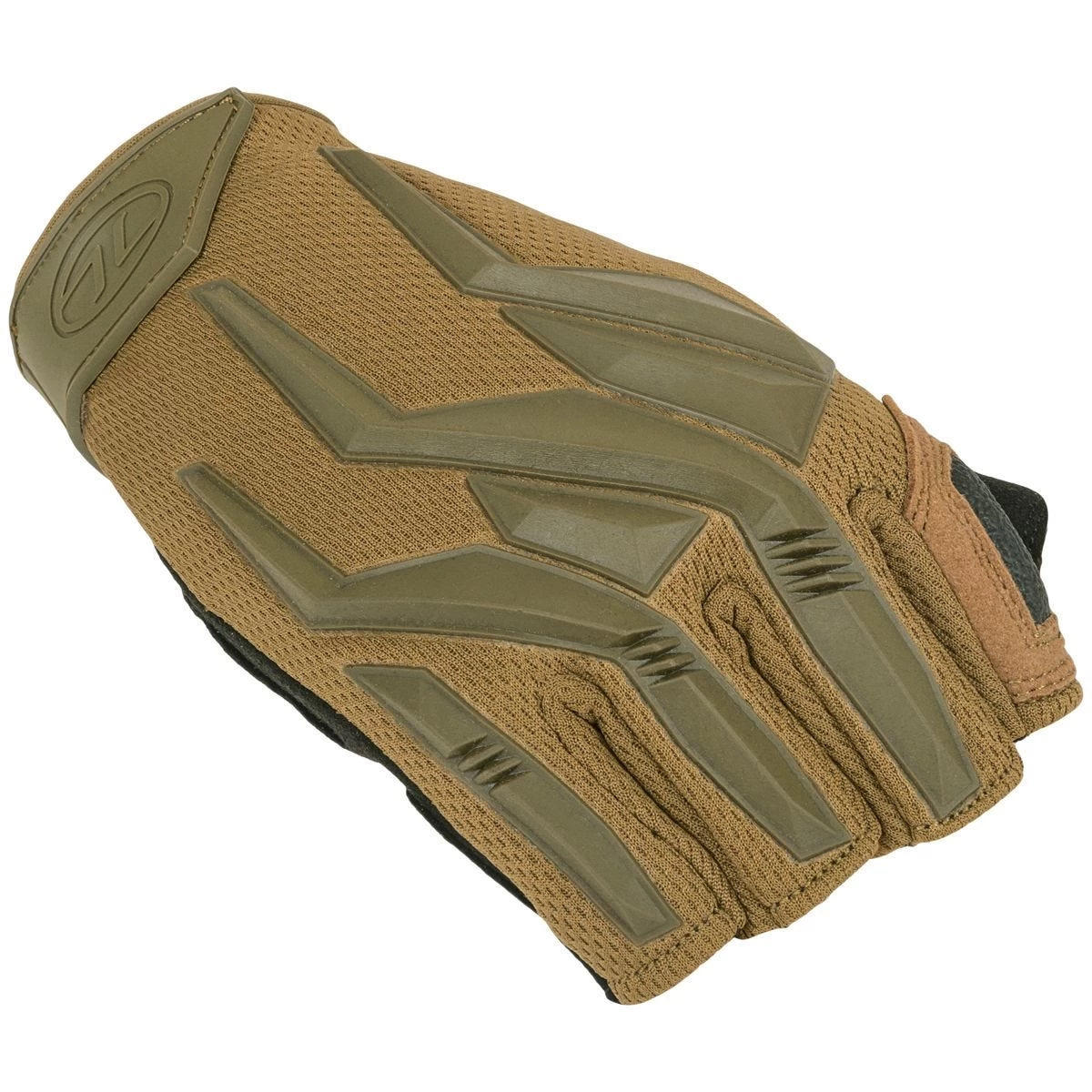 Highlander Forces Raptor Fingerless Gloves Coyote Tan 3 Highlander Forces Raptor Fingerless Gloves Coyote Tan - Image 3