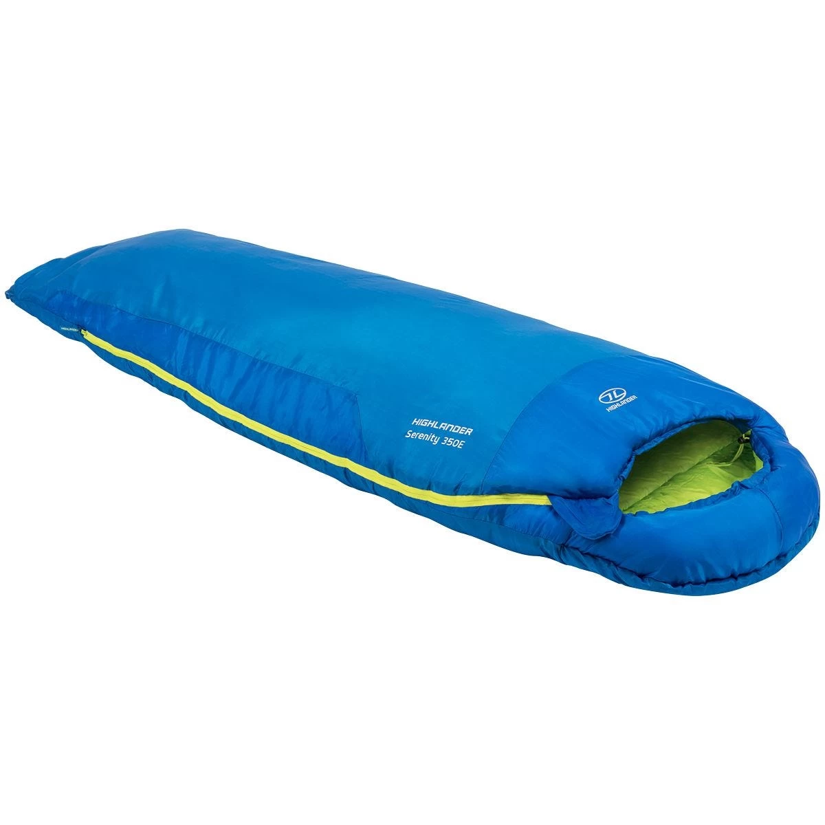 Highlander Serenity 350 Envelope Sleeping Bag Blue 1 Highlander Serenity 350 Envelope Sleeping Bag Blue