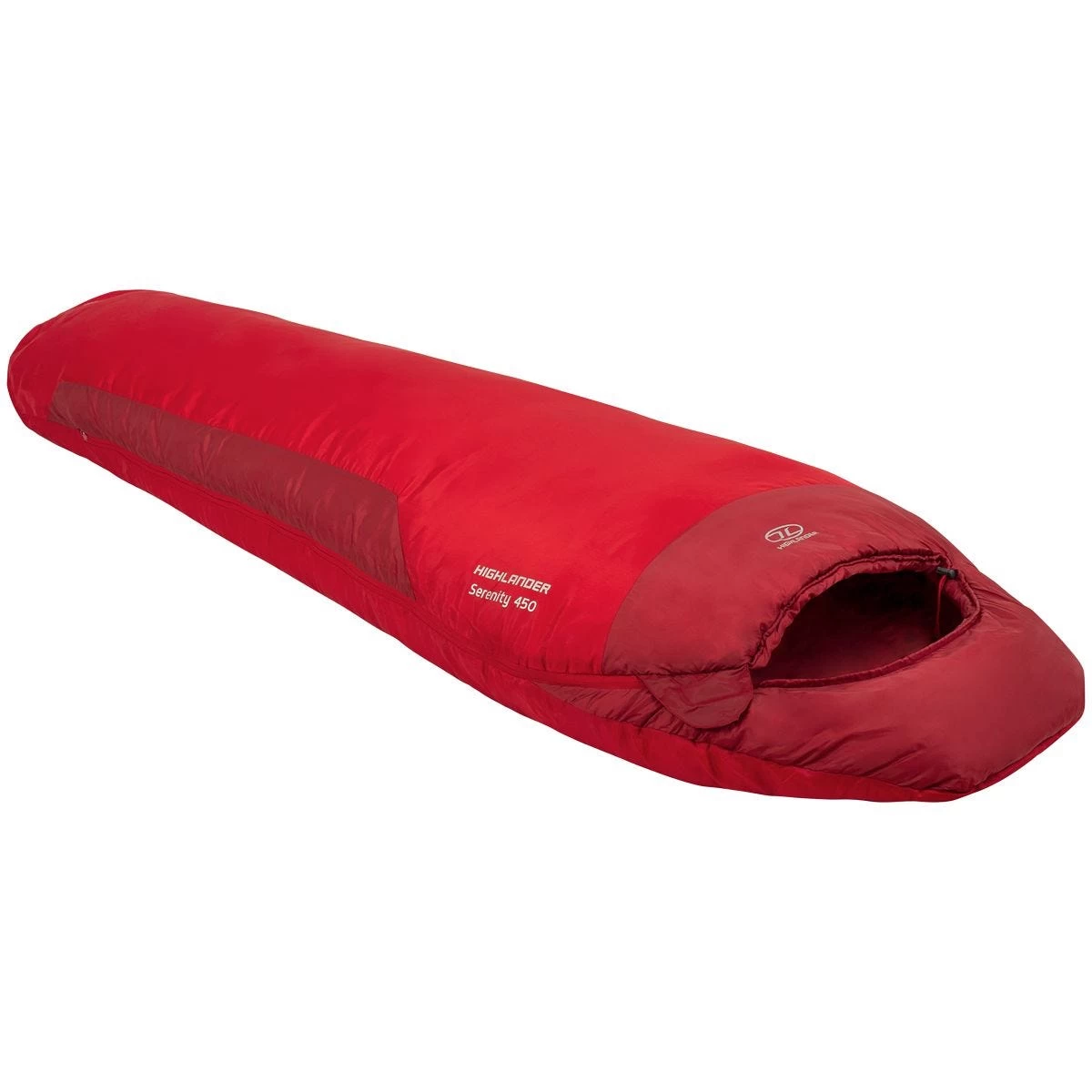 Highlander Serenity 450 Mummy Sleeping Bag Red 1 Highlander Serenity 450 Mummy Sleeping Bag Red