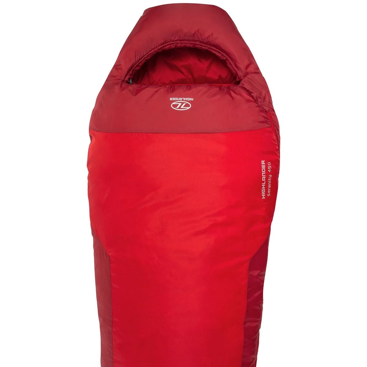 Highlander Serenity 450 Mummy Sleeping Bag Red 3 Highlander Serenity 450 Mummy Sleeping Bag Red - Image 3