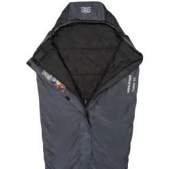 Highlander Trekker 150 Mummy Sleeping Bag Charcoal -Highlander Trekker 150 Mummy Sleeping Bag Charcoal 4 1200x1200