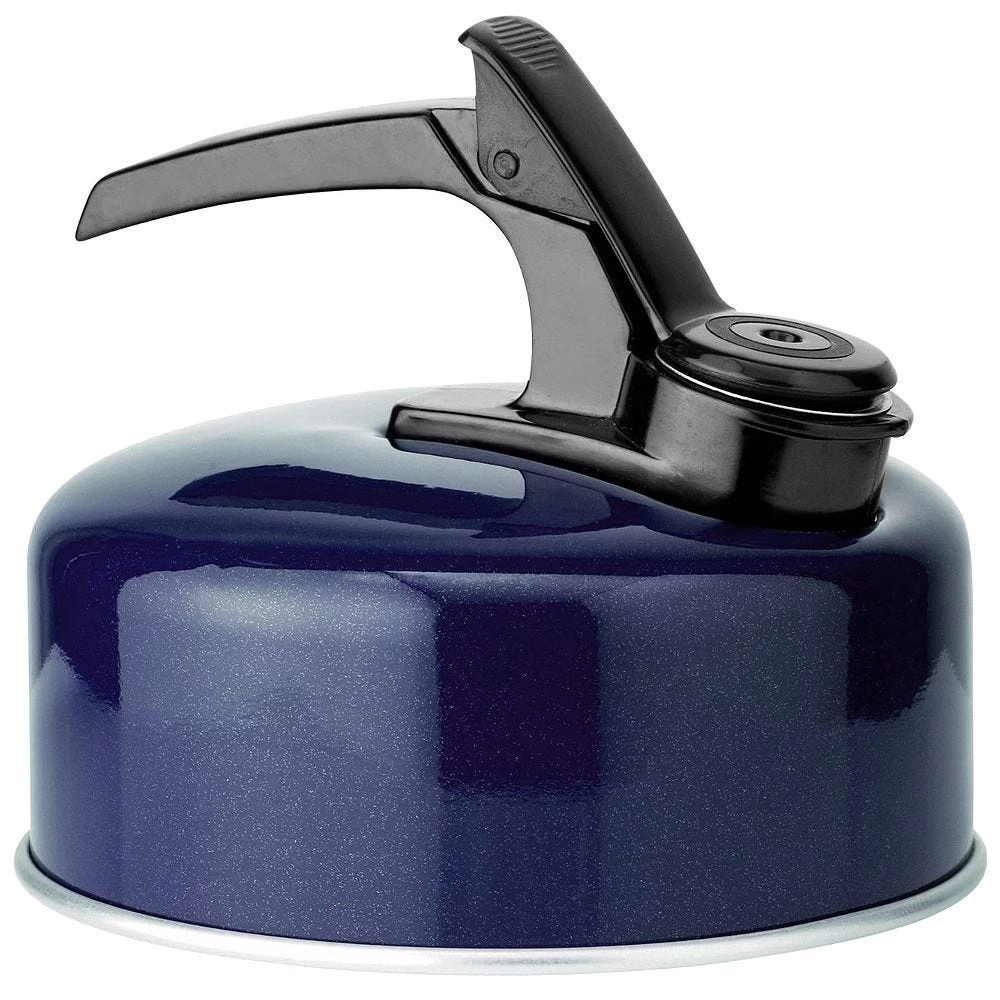 Highlander Large Aluminium Whistling Kettle Dark Navy Blue 1 Highlander Large Aluminium Whistling Kettle Dark Navy Blue