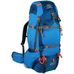 Highlander Ben Nevis 65L Rucksack Blue