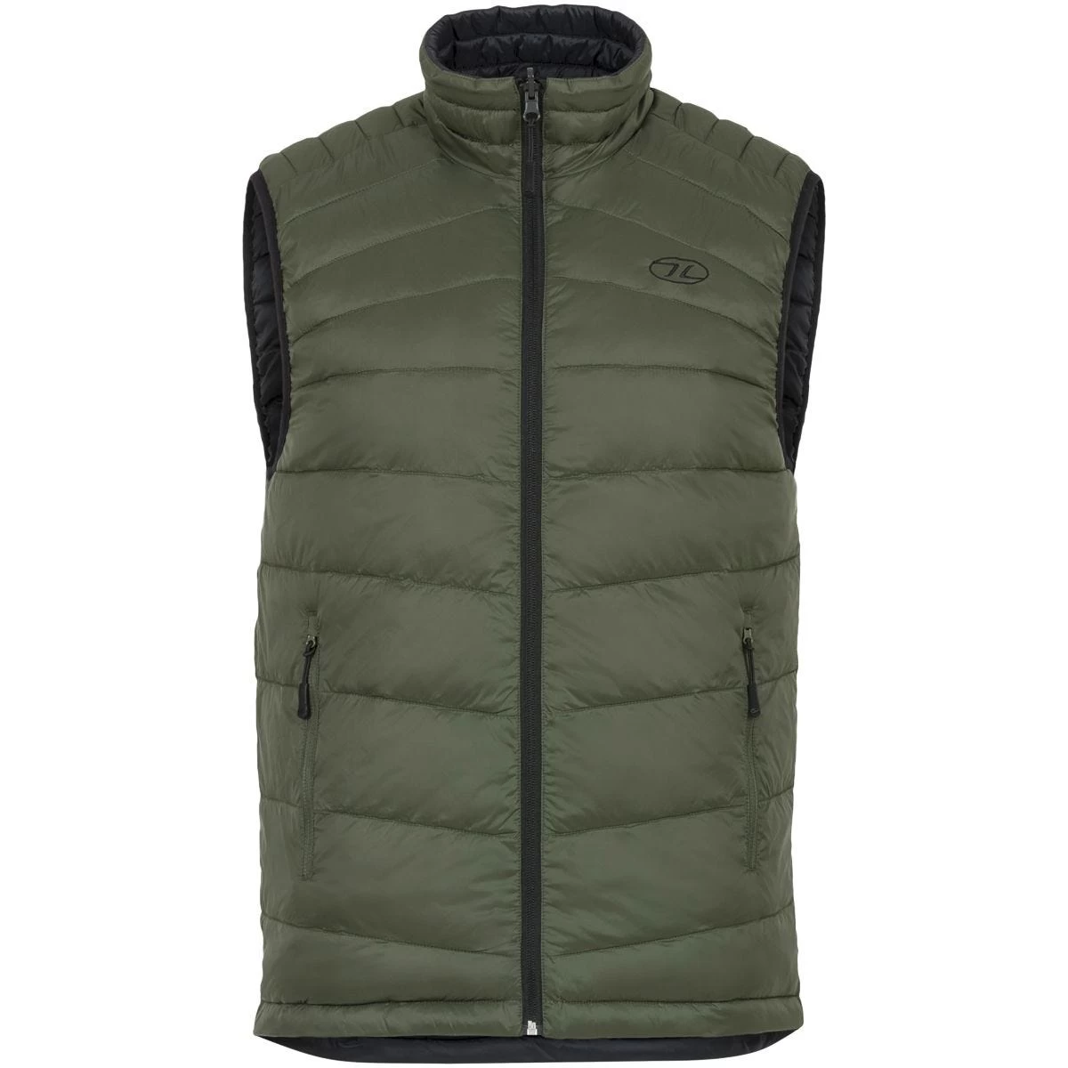 Highlander Forces Reversible Gilet Black / Olive 2 Highlander Forces Reversible Gilet Black / Olive - Image 2