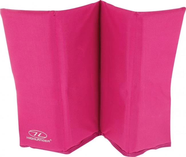 Highlander Folding Sit Mat Waterproof Seat Mat Pink For The Ladies